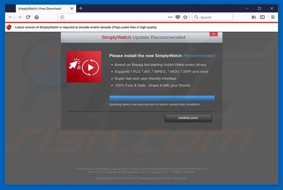SimplyWatch Adware