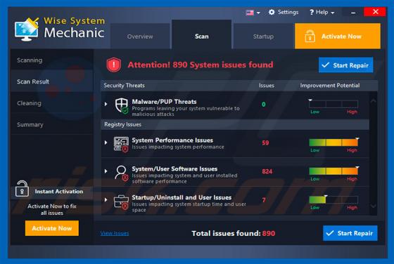 Wise System Mechanic Unwanted Application