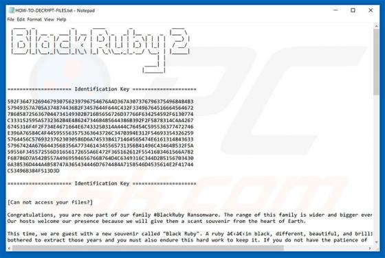 BlackRuby2 Ransomware