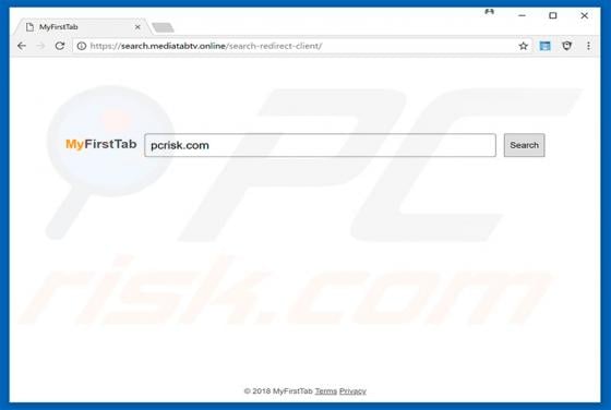 Search.mediatabtv.online Redirect