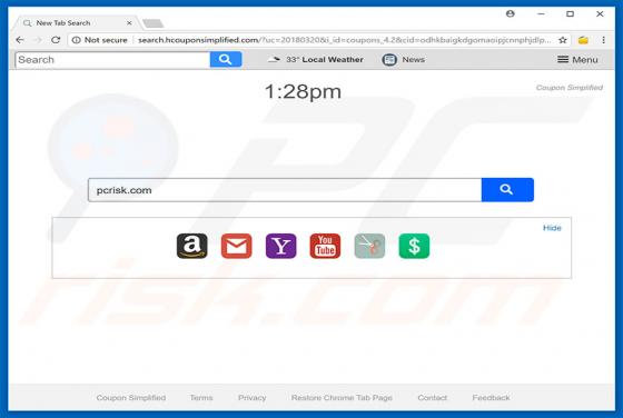 Search.hcouponsimplified.com Redirect