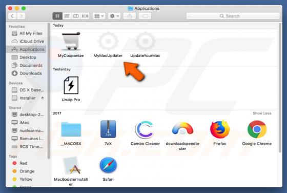 MyMacUpdater Unwanted Application (Mac)