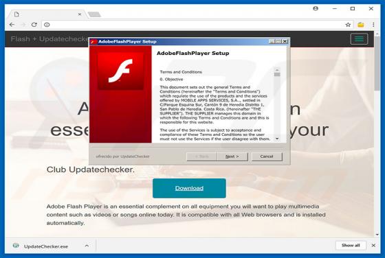 Update Checker Adware