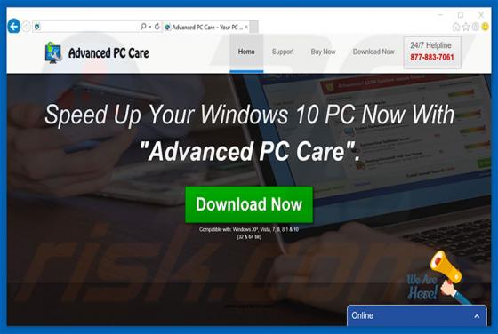 Advanced PC Care Unwanted Application