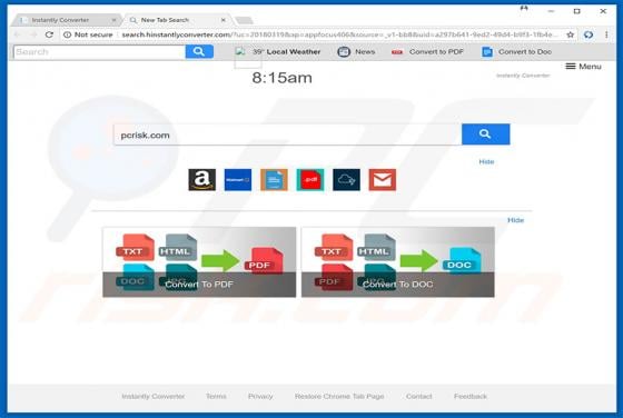 Search.hinstantlyconverter.com Redirect