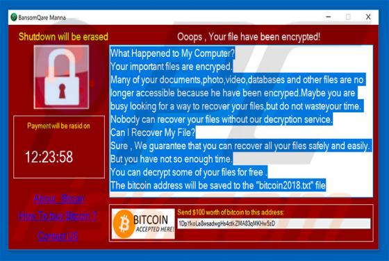 BansomQare Manna Ransomware