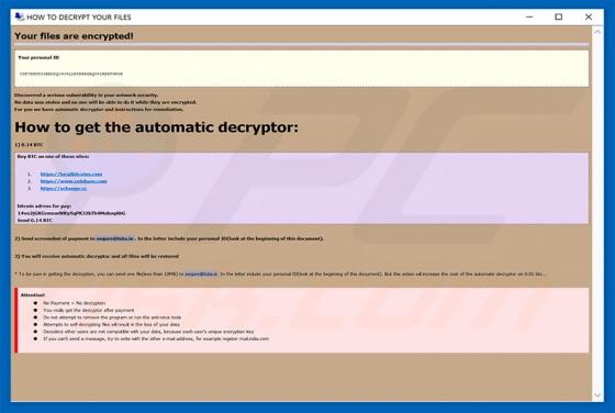 Sequre Ransomware