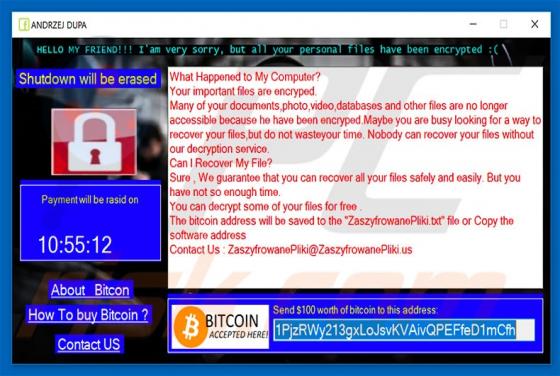 ANDRZEJ DUPA Ransomware