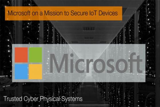 Microsoft on a Mission to Secure IoT Devices