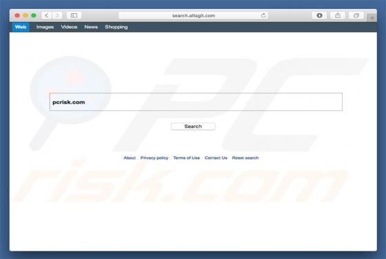 Search.altagit.com Redirect (Mac)