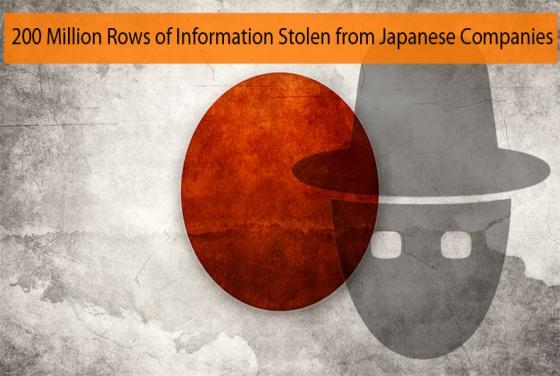 200 Million Rows of Information Stolen from Japanese Companies