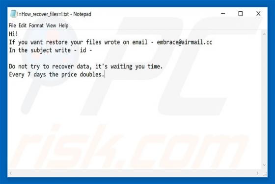 Embrace Ransomware