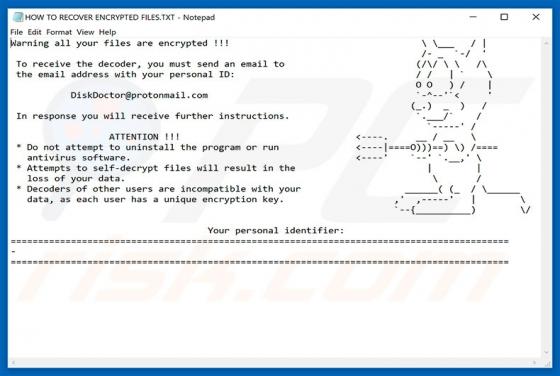 DiskDoctor Ransomware