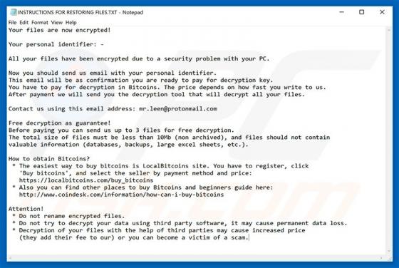 Leen Ransomware