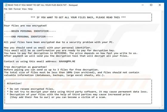 Omerta Ransomware