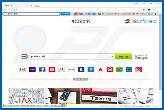 TaxInfoHelp Toolbar