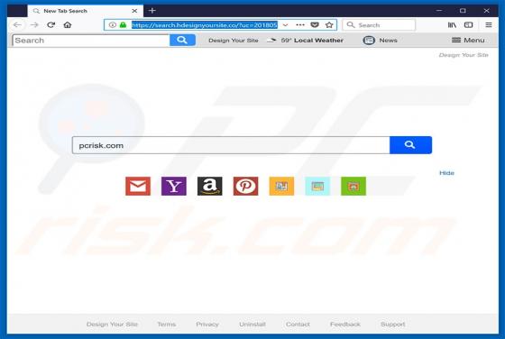 Search.hdesignyoursite.co Redirect
