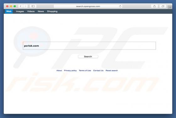 Search.opengross.com Redirect (Mac)