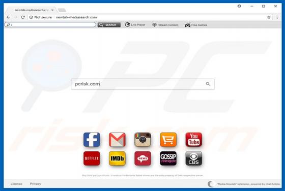 Newtab-mediasearch.com Redirect