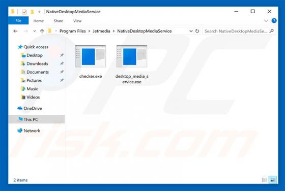 NativeDesktopMediaService Adware