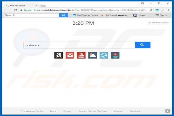 Search.htheweathercenter.co Redirect