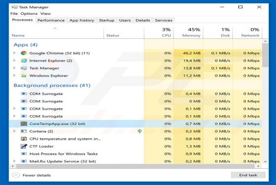 CoreTempApp Adware