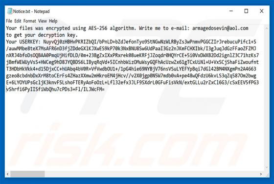 Armage Ransomware