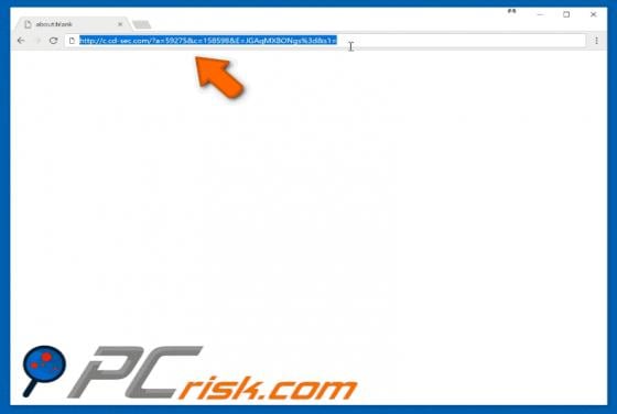 C.cd-sec.com POP-UP Redirect
