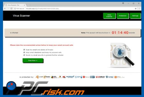 Virus Scanner POP-UP Virus