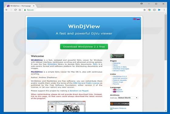 DjvuApp Adware