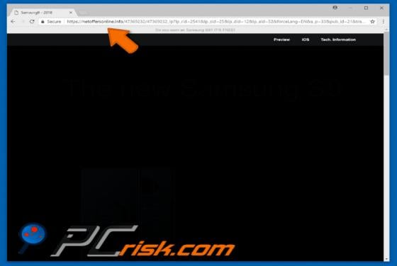 Netoffersonline.info POP-UP Redirect