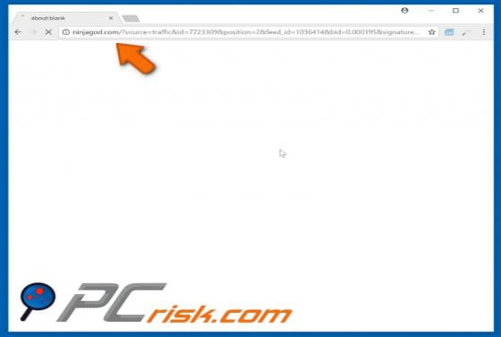 Ninjagod.com POP-UP Redirect