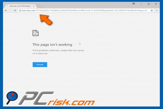 Karonty.com POP-UP Redirect