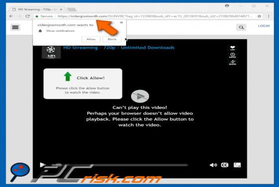 Videojosmooth.com POP-UP Redirect