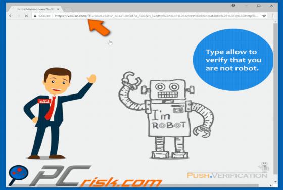Valusc.com POP-UP Redirect