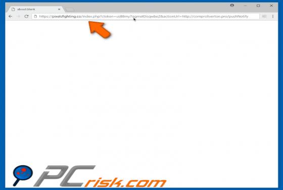 Pixelsfighting.co POP-UP Redirect