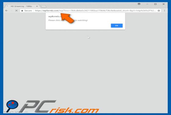 Wpformb.com POP-UP Redirect