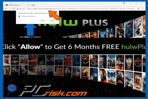 Click-now-on-this.online POP-UP Redirect