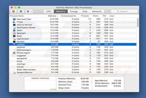 Maftask Virus (Mac)
