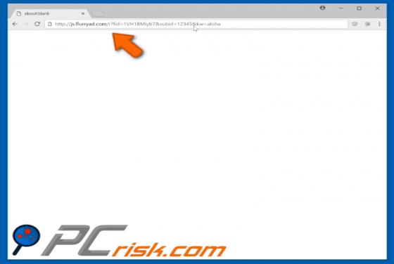 Flurryad.com POP-UP Redirect