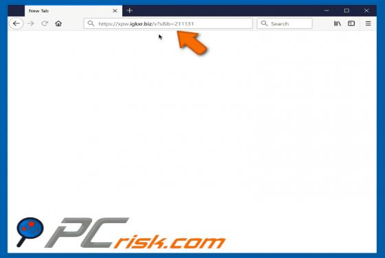 Igkxr.biz POP-UP Redirect