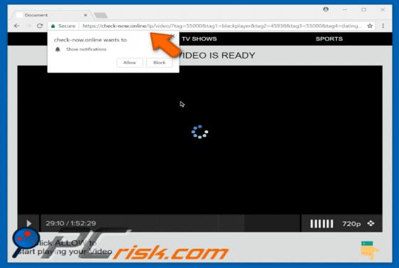 Check-now.online POP-UP Redirect