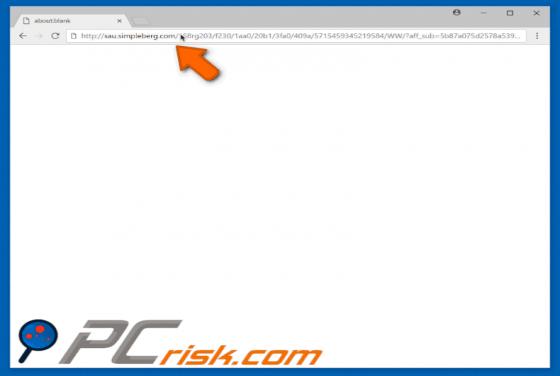 Simpleberg.com POP-UP Redirect