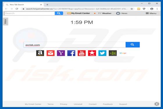 Search.hmyemailcenter.co Redirect