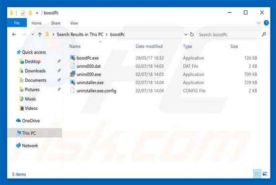 BoostPC Adware
