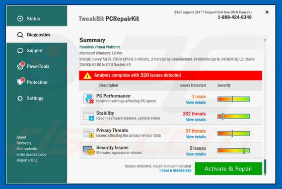 PCRepairKit Unwanted Application