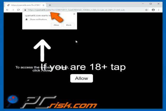 Cpamatik.com POP-UP Redirect