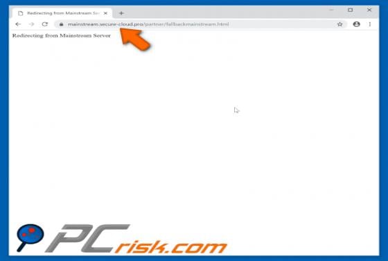 Secure-cloud.pro POP-UP Redirect