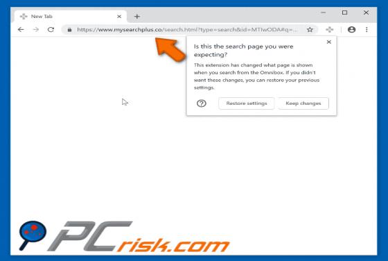 Mysearchplus.co Redirect