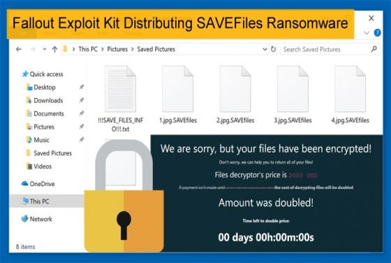 Fallout Exploit Kit Distributing SAVEFiles Ransomware
